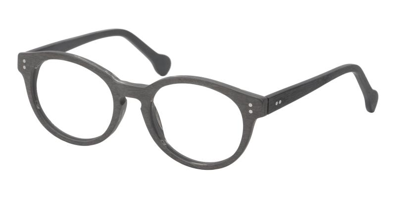 Gray Bearly - Acetate ,Universal Bridge Fit