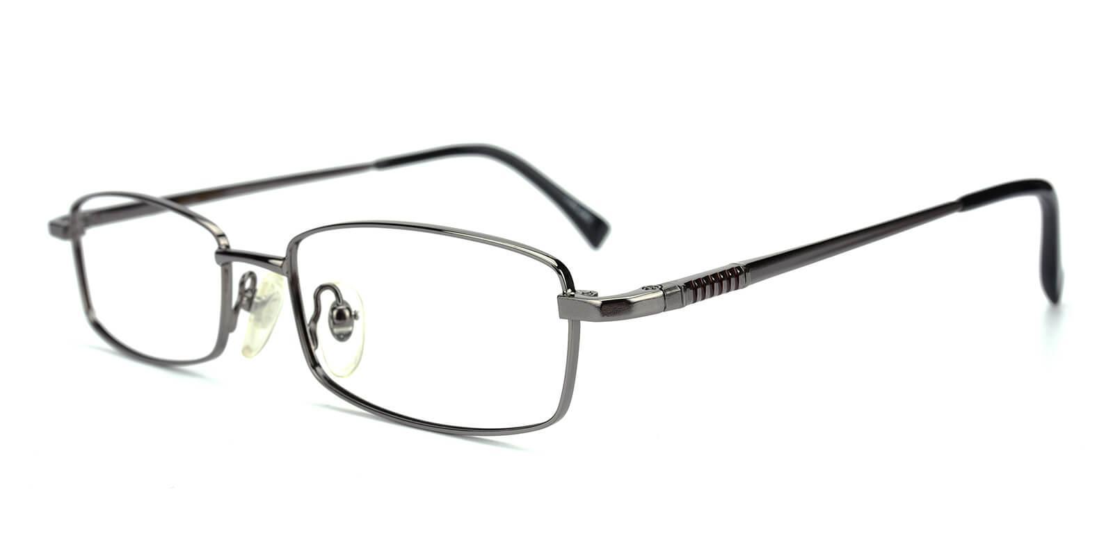 Gihon Gun Metal Eyeglasses , NosePads Frames from ABBE Glasses