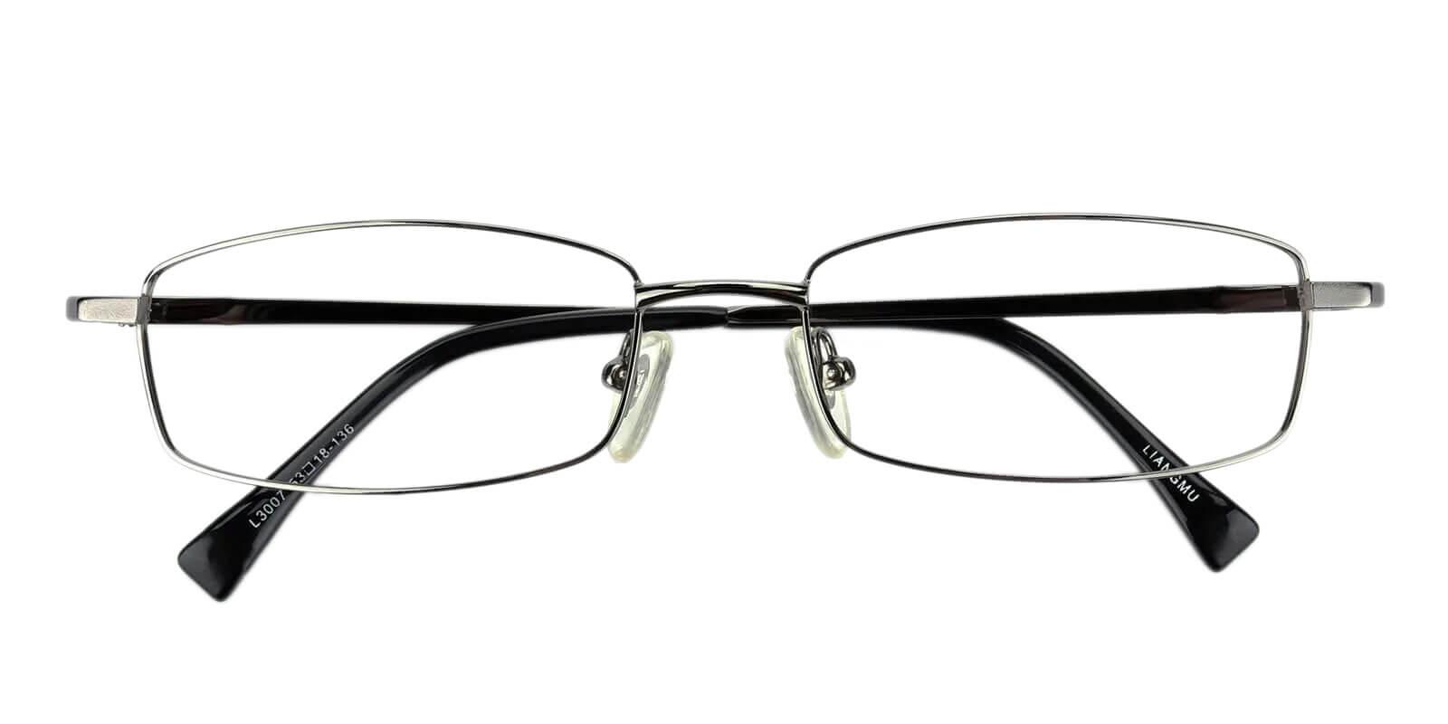 Gihon Gun Metal Eyeglasses , NosePads Frames from ABBE Glasses