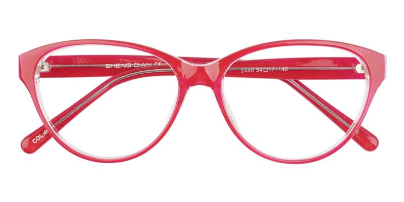 Flame Red  Frames from ABBE Glasses