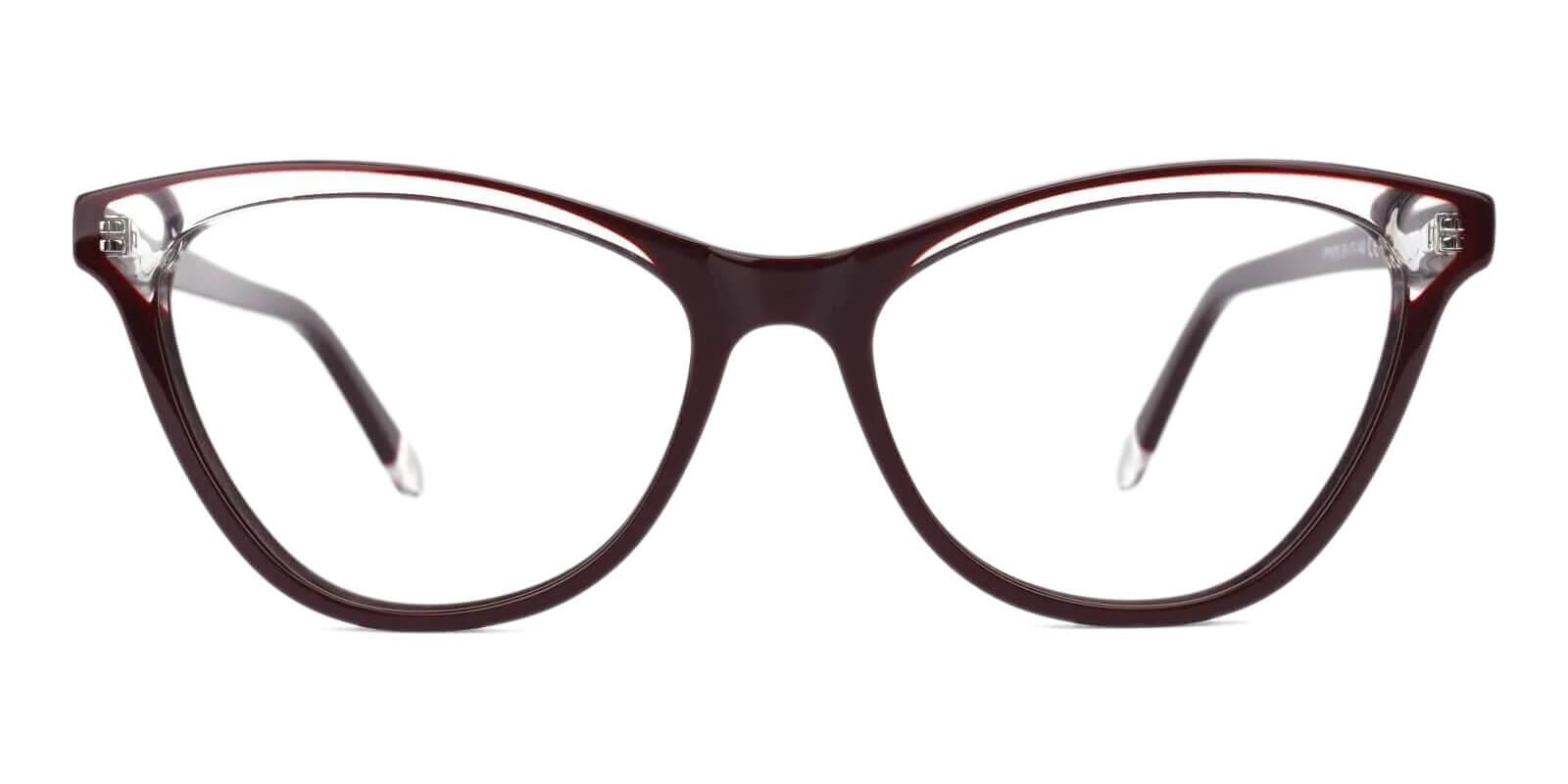 Luznic Brown Acetate Eyeglasses , UniversalBridgeFit Frames from ABBE Glasses