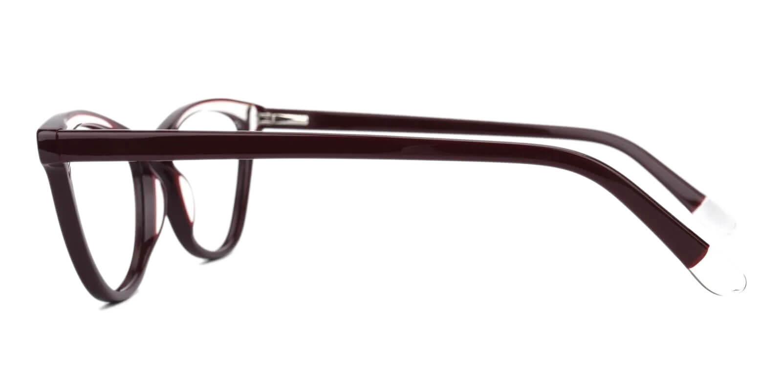 Luznic Brown Acetate Eyeglasses , UniversalBridgeFit Frames from ABBE Glasses