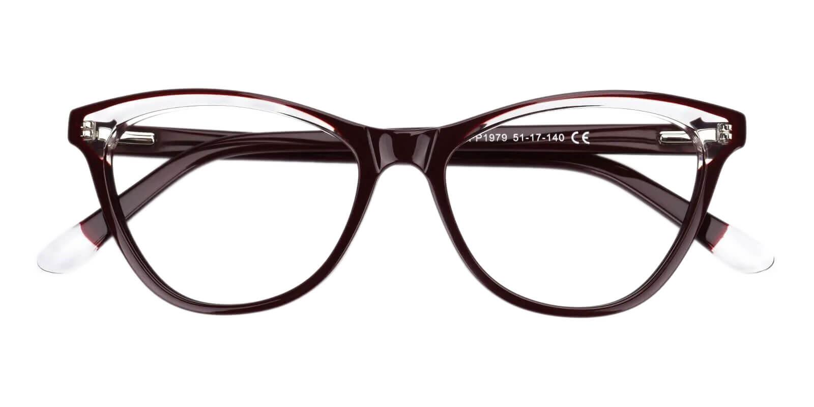 Luznic Brown Acetate Eyeglasses , UniversalBridgeFit Frames from ABBE Glasses