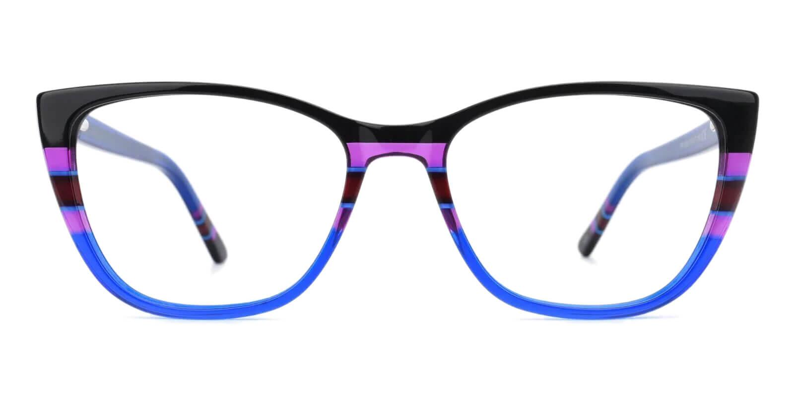 Prague Blue Acetate Eyeglasses , UniversalBridgeFit Frames from ABBE Glasses