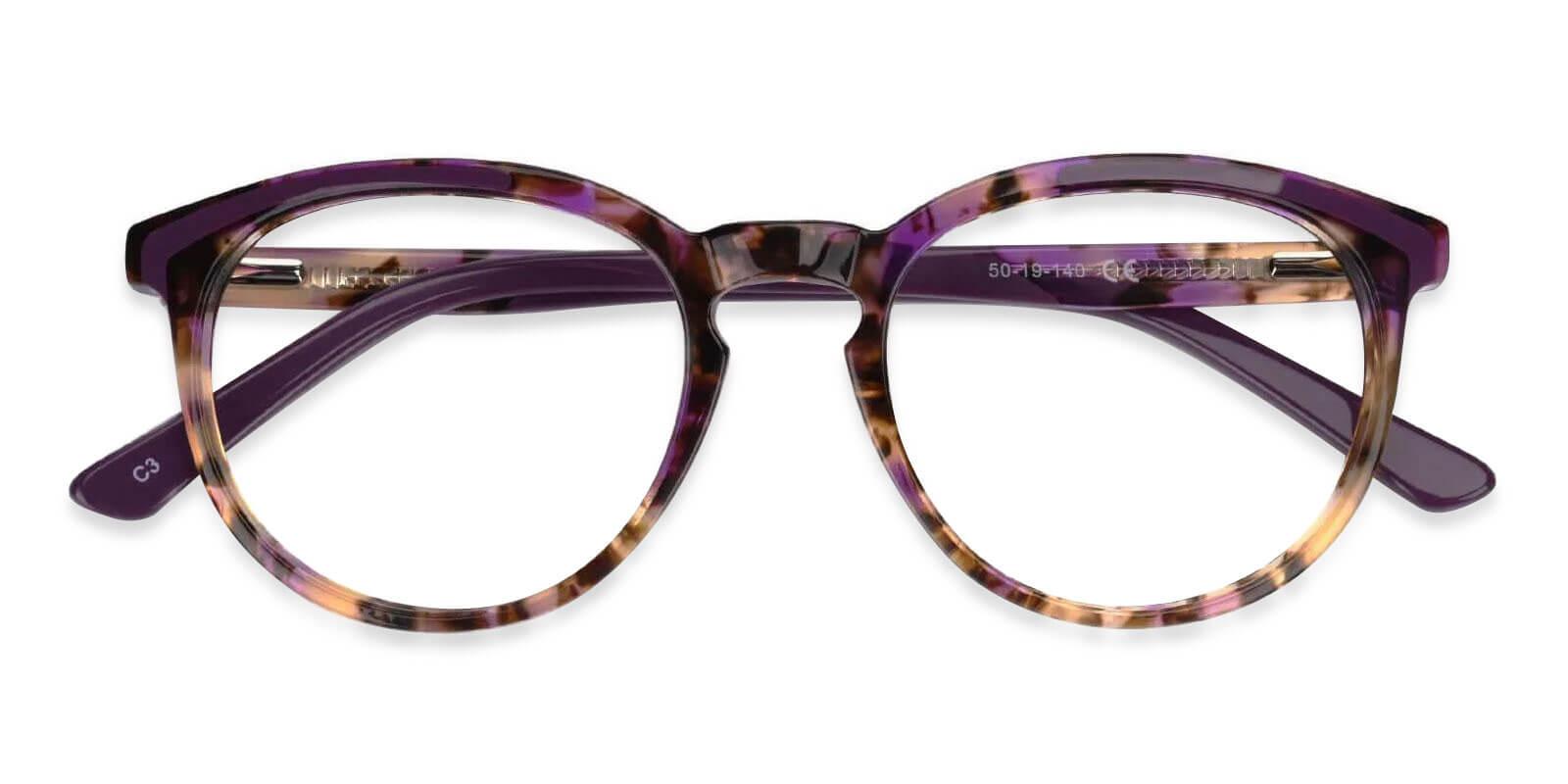 Innsbruck Purple Acetate Eyeglasses , UniversalBridgeFit Frames from ABBE Glasses