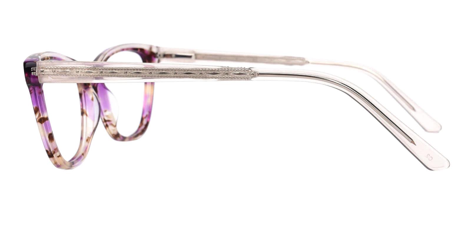 Strauss Purple Acetate Eyeglasses , UniversalBridgeFit Frames from ABBE Glasses