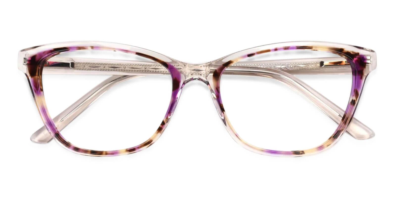 Strauss Purple Acetate Eyeglasses , UniversalBridgeFit Frames from ABBE Glasses