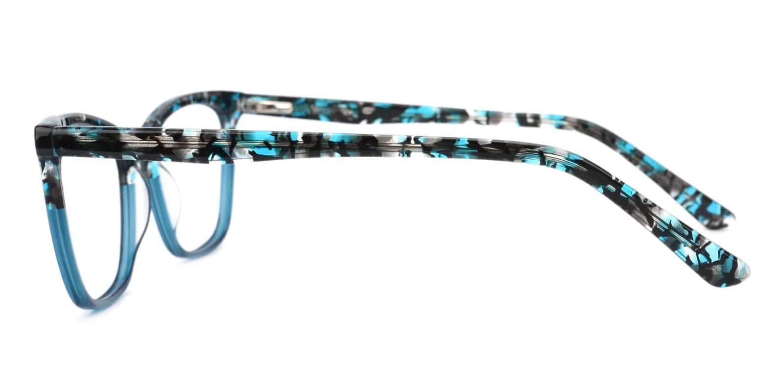 Masser Blue Acetate Eyeglasses , UniversalBridgeFit Frames from ABBE Glasses