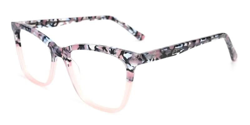 Pink Masser - Acetate ,Universal Bridge Fit