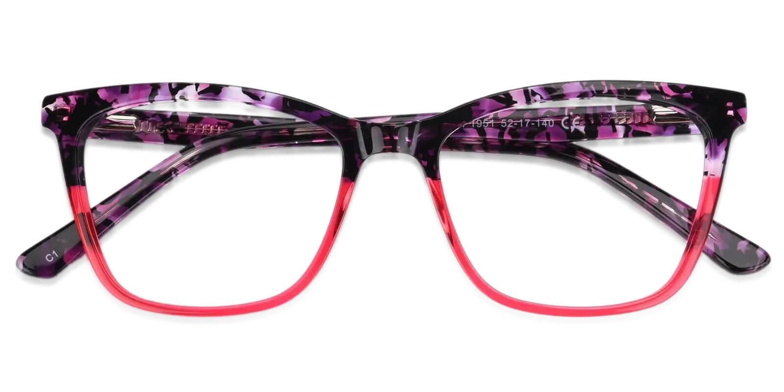 Masser Purple Acetate Eyeglasses , UniversalBridgeFit Frames from ABBE Glasses