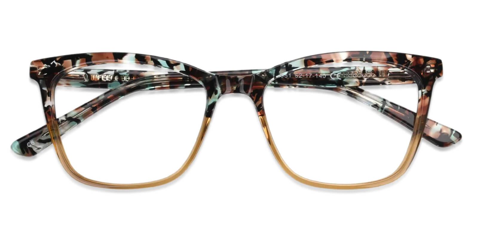 Masser Yellow Acetate Eyeglasses , UniversalBridgeFit Frames from ABBE Glasses