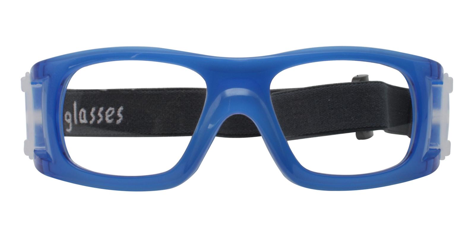 Christopher Blue Plastic SportsGlasses , NosePads Frames from ABBE Glasses