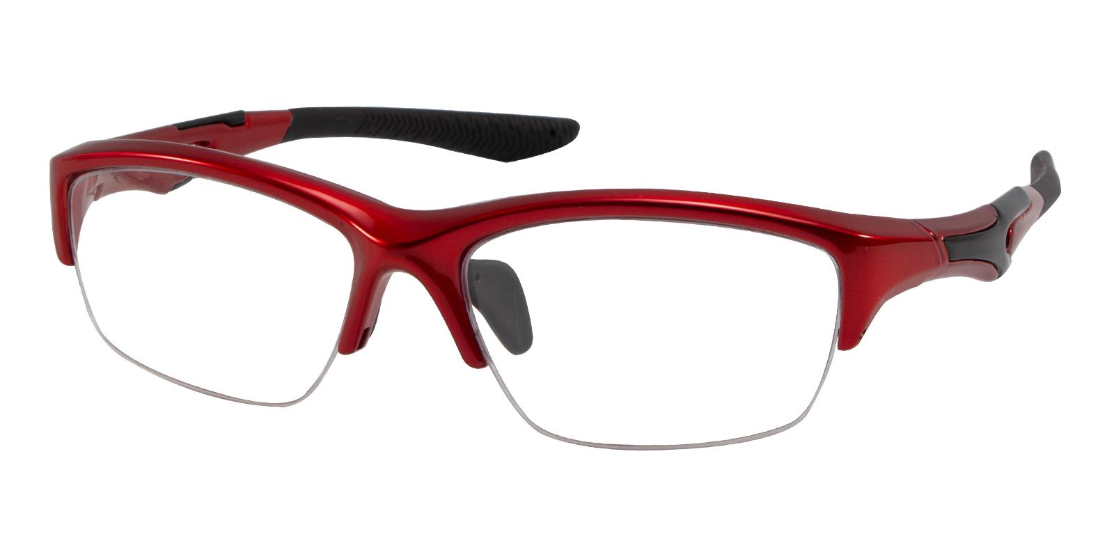 Voyager Red TR SportsGlasses , NosePads Frames from ABBE Glasses