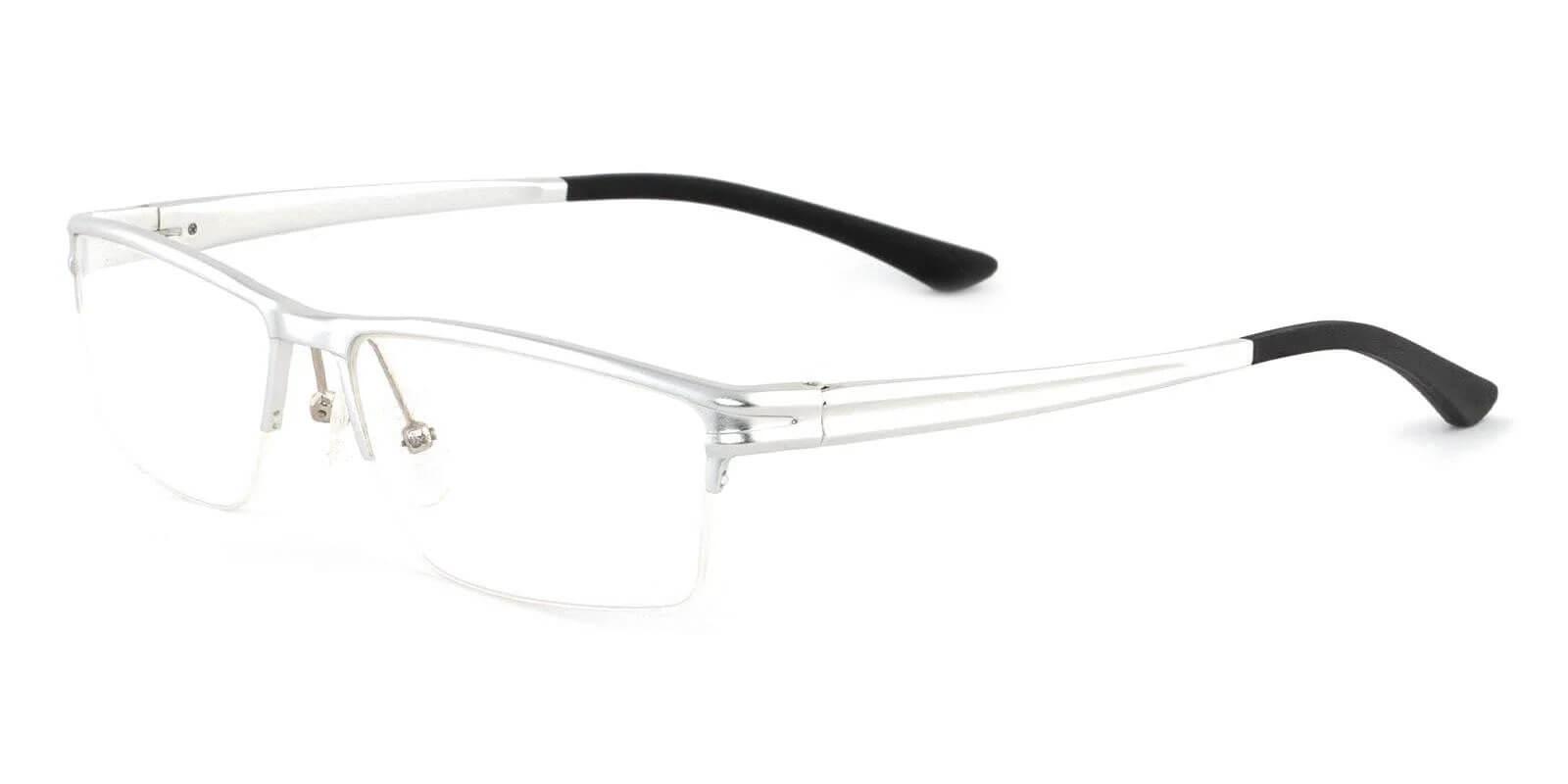 Galileo Silver Metal SportsGlasses , SpringHinges , NosePads Frames from ABBE Glasses