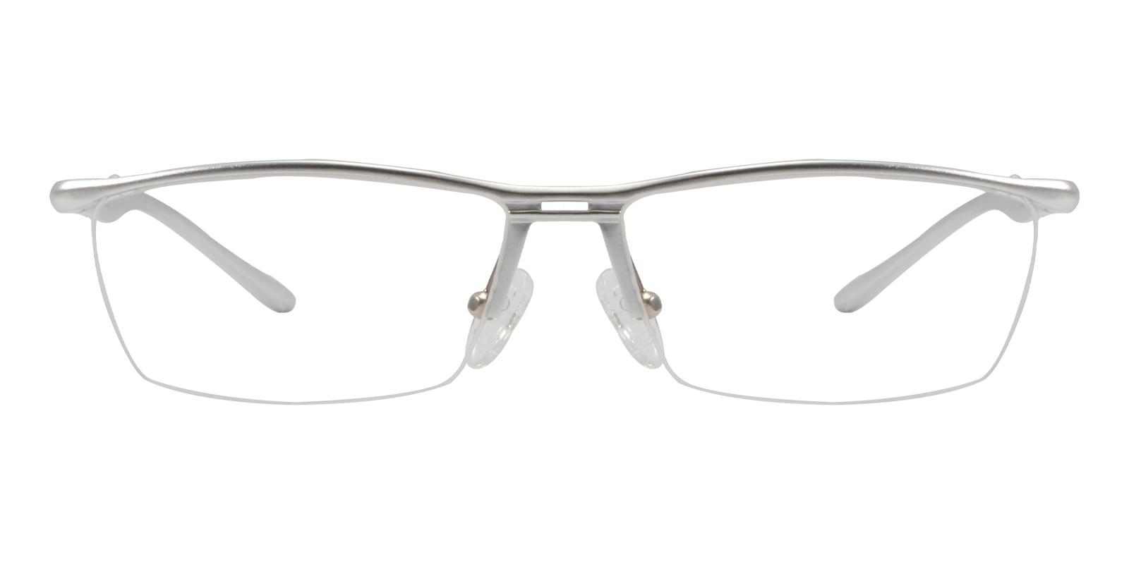 Cassini Silver Metal SportsGlasses , SpringHinges , NosePads Frames from ABBE Glasses