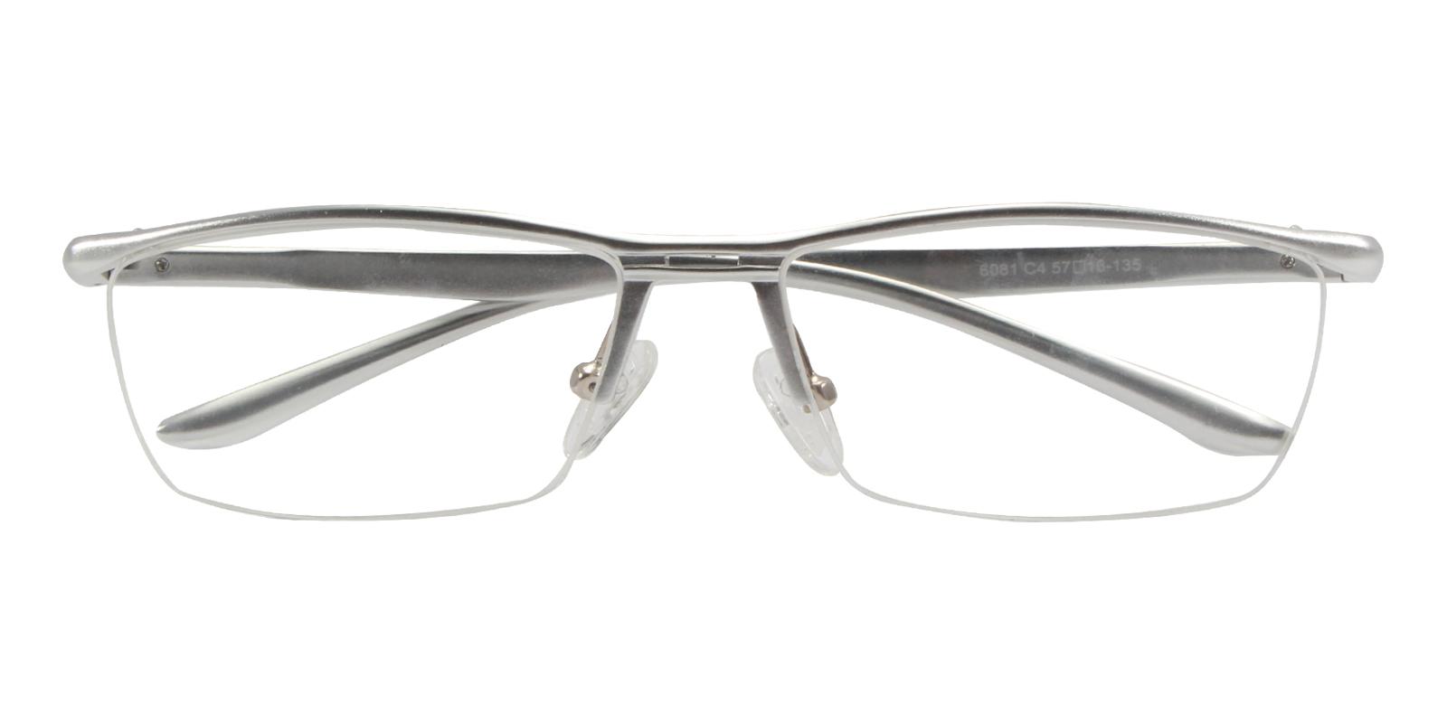 Cassini Silver Metal SportsGlasses , SpringHinges , NosePads Frames from ABBE Glasses