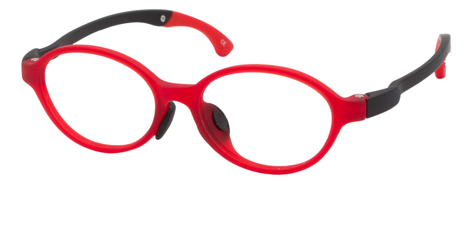 Kids-Hyperion Red TR Eyeglasses , Lightweight , NosePads Frames from ABBE Glasses