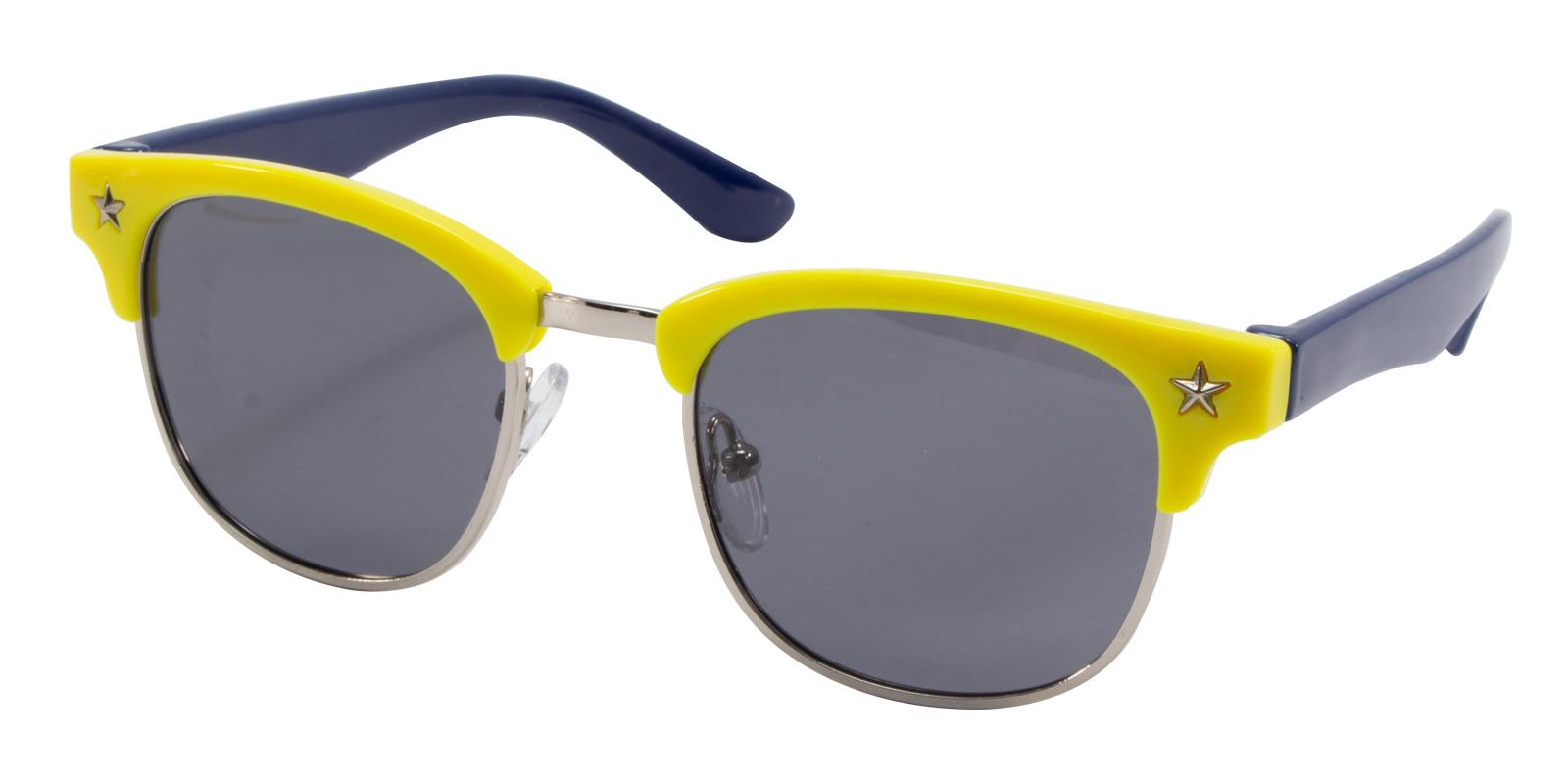 Miranda Yellow TR Sunglasses , NosePads Frames from ABBE Glasses