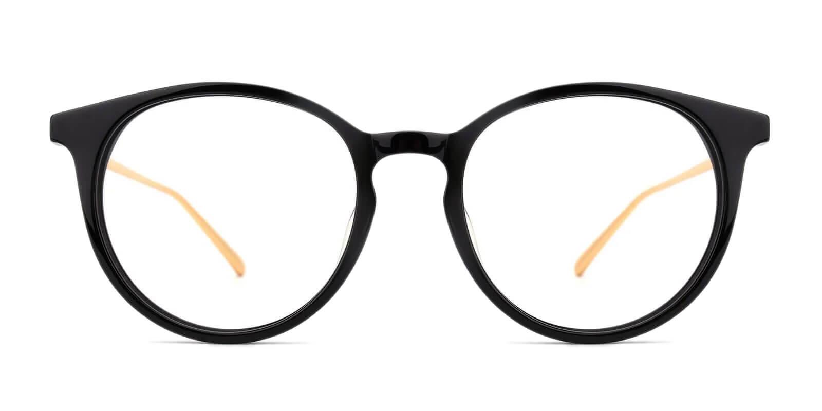 Urban Black Metal Eyeglasses , UniversalBridgeFit Frames from ABBE Glasses