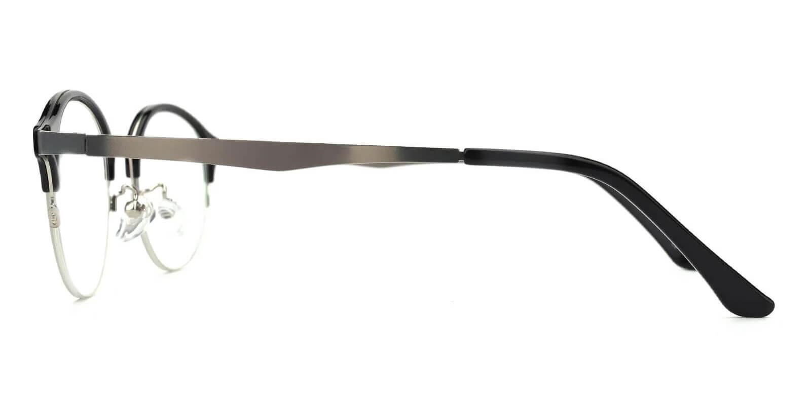 Dreamer Black Metal Eyeglasses , NosePads Frames from ABBE Glasses