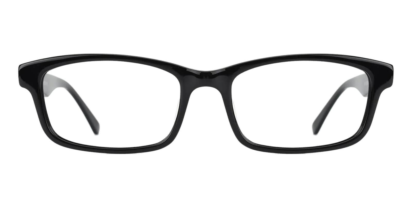 Enya Black Acetate Eyeglasses , UniversalBridgeFit Frames from ABBE Glasses