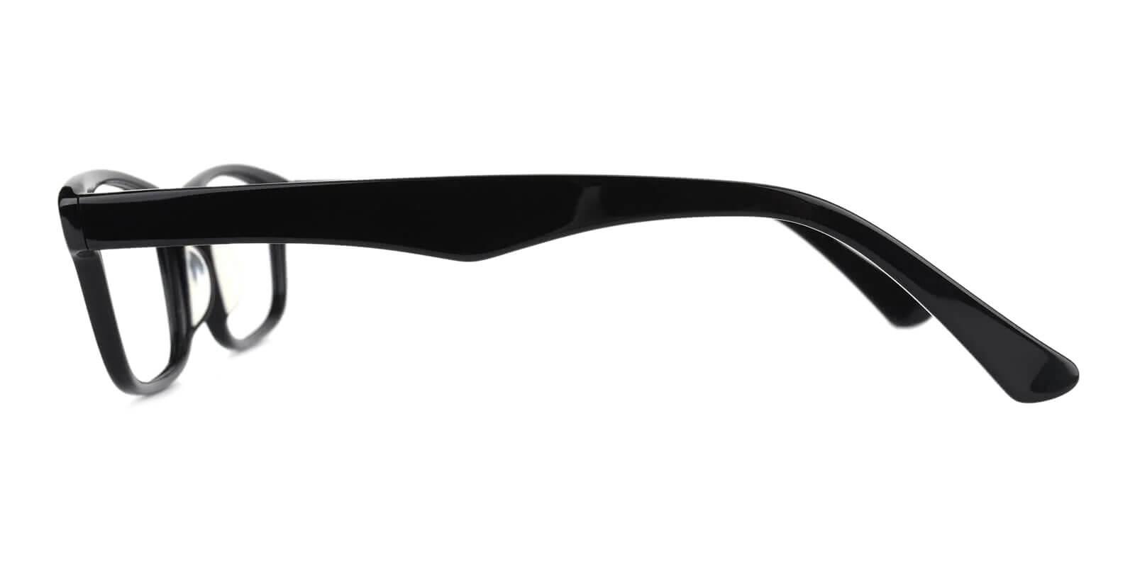 Enya Black Acetate Eyeglasses , UniversalBridgeFit Frames from ABBE Glasses