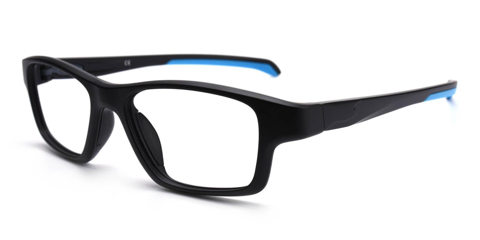 Socrates Blue TR SportsGlasses , UniversalBridgeFit Frames from ABBE Glasses