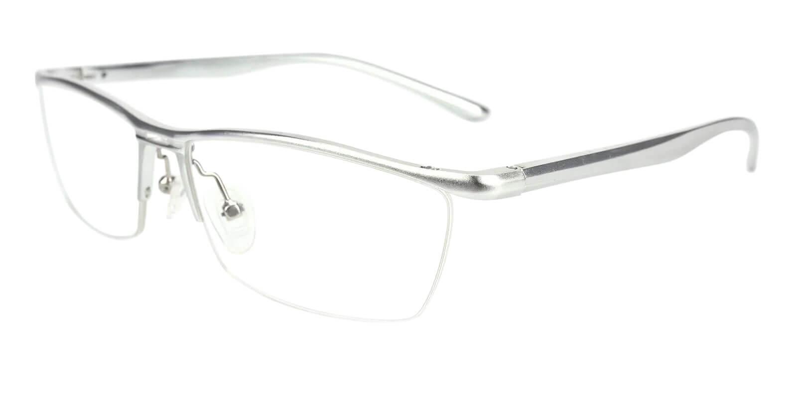 Record Silver Metal SportsGlasses , NosePads Frames from ABBE Glasses