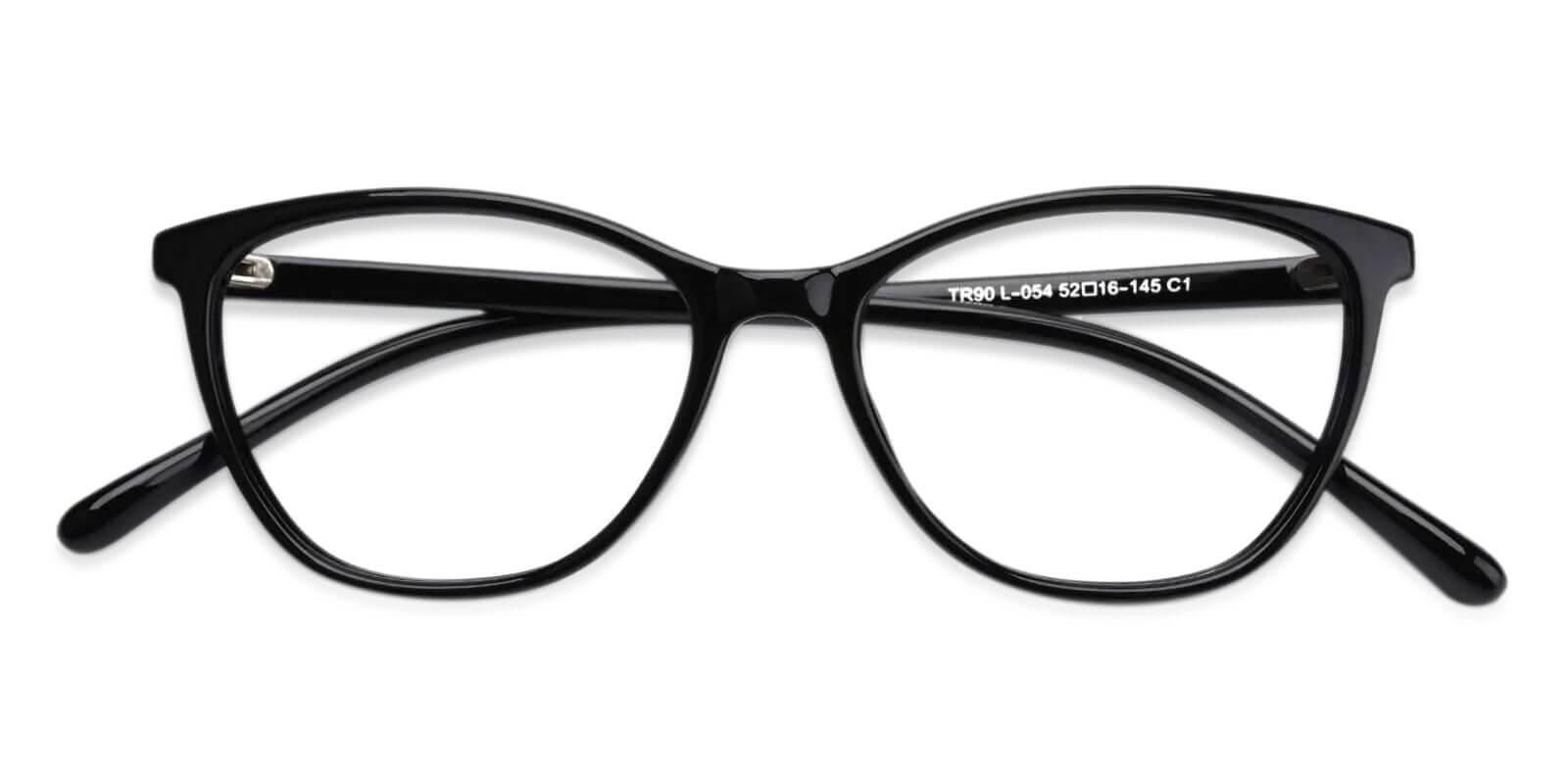 Percy Black TR Eyeglasses , UniversalBridgeFit , Lightweight Frames from ABBE Glasses