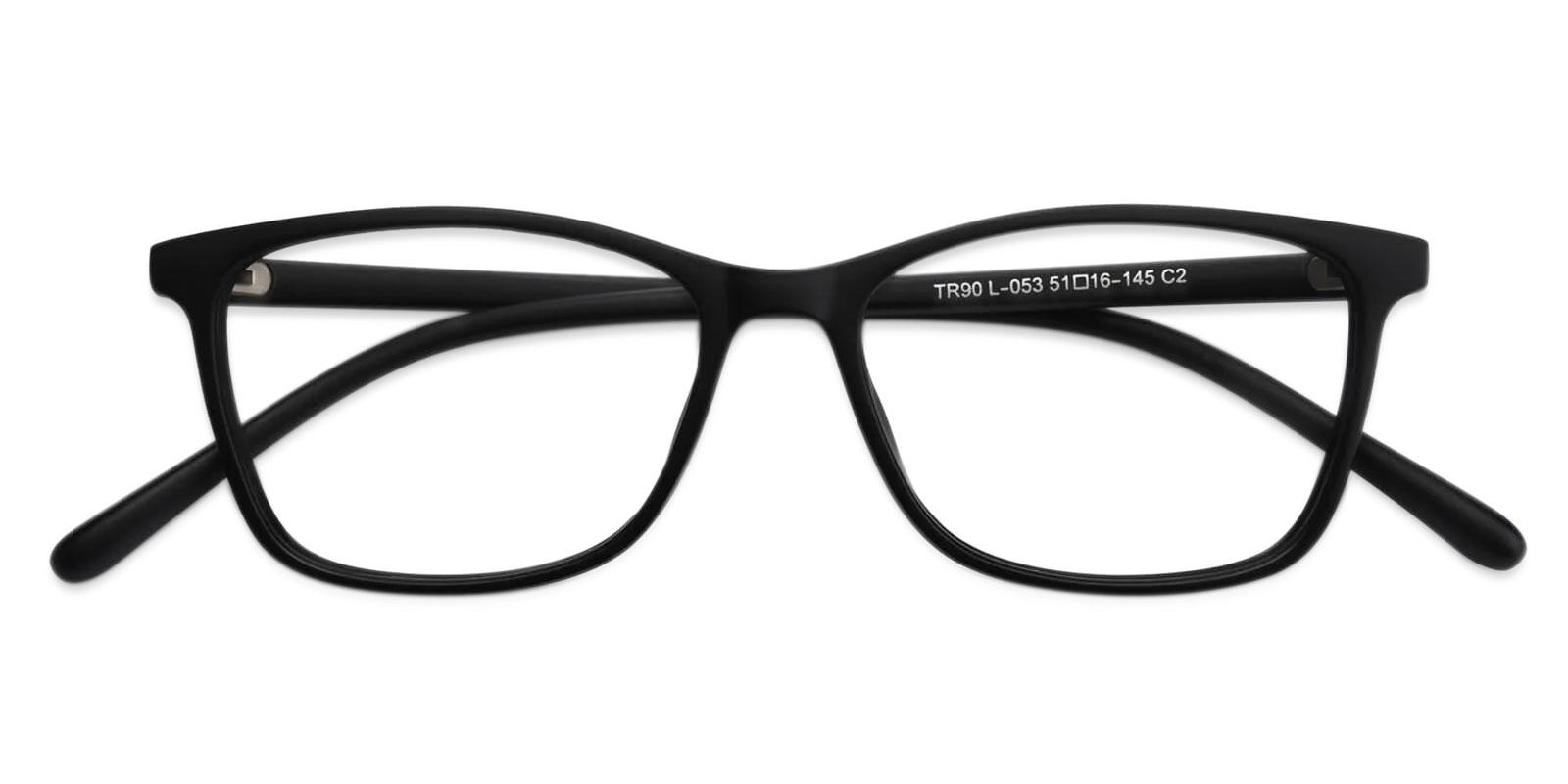 Marvel Black TR Eyeglasses , UniversalBridgeFit , Lightweight Frames from ABBE Glasses