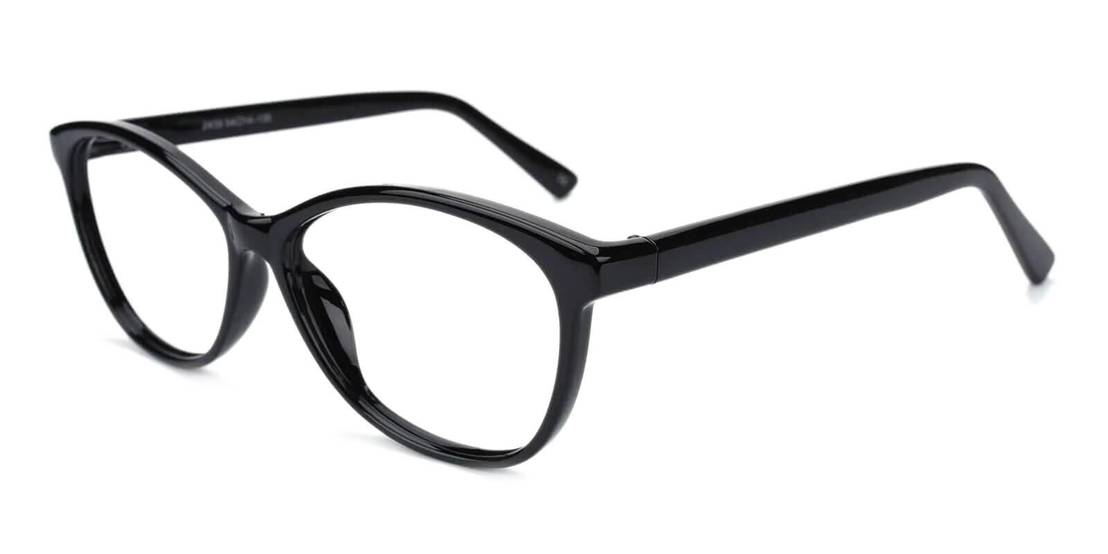 Lightworks Black Plastic Eyeglasses , UniversalBridgeFit Frames from ABBE Glasses