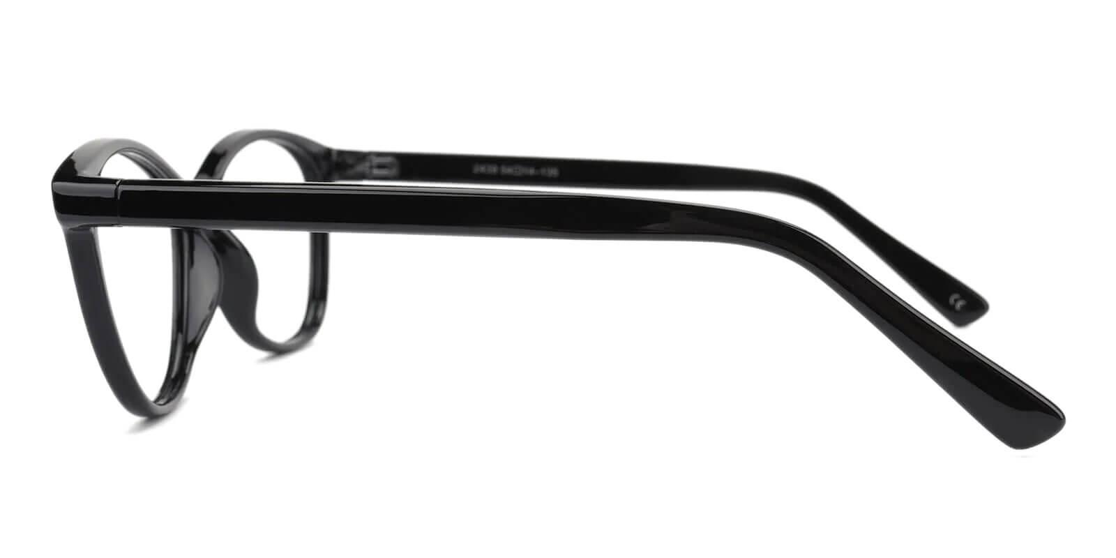 Lightworks Black Plastic Eyeglasses , UniversalBridgeFit Frames from ABBE Glasses