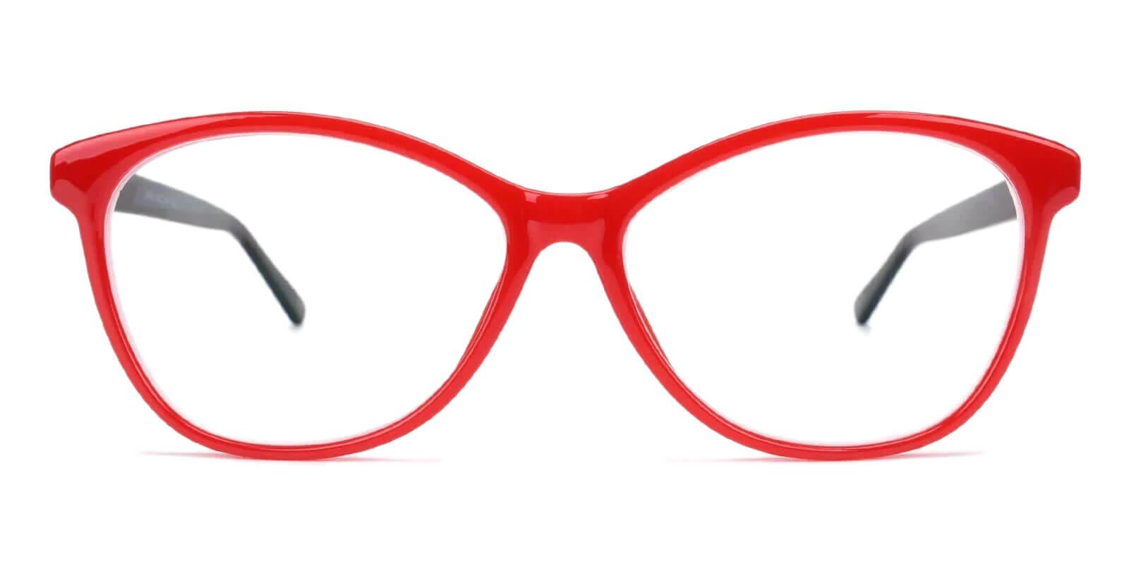 Lightworks Red Plastic Eyeglasses , UniversalBridgeFit Frames from ABBE Glasses