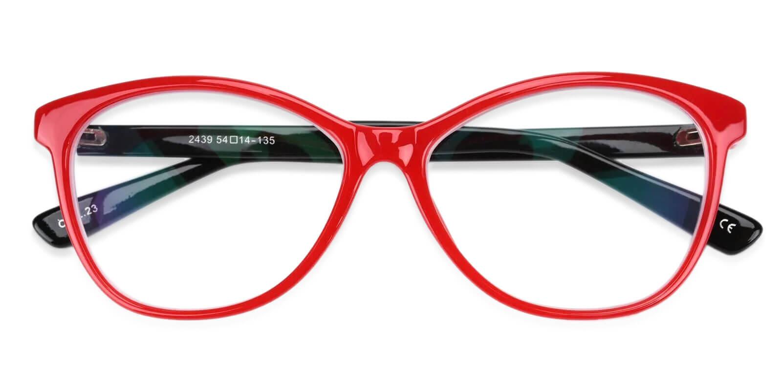 Lightworks Red Plastic Eyeglasses , UniversalBridgeFit Frames from ABBE Glasses