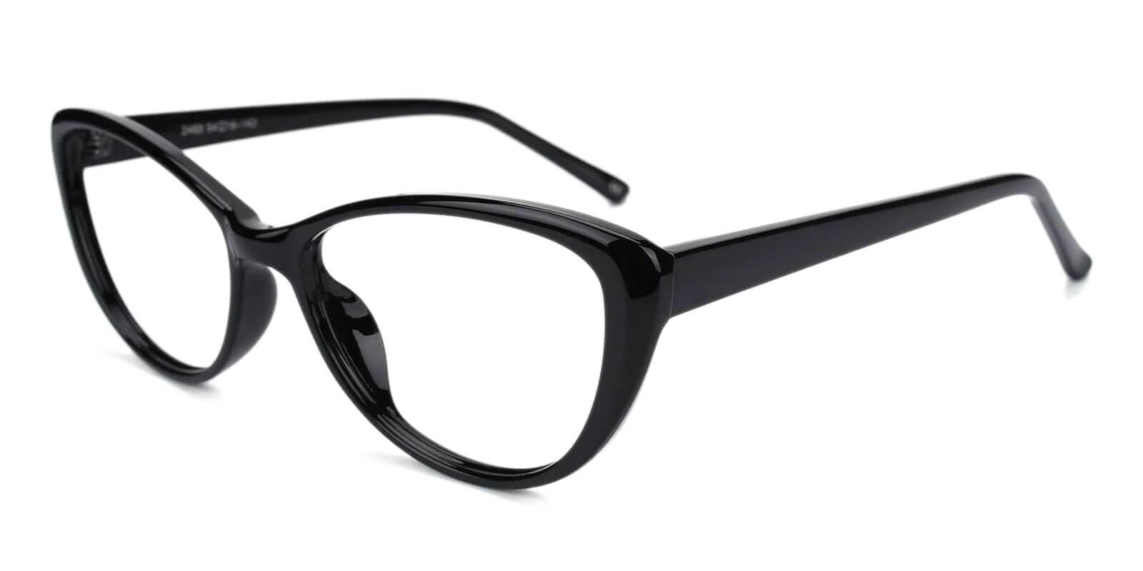 Memento Black Acetate Eyeglasses , UniversalBridgeFit Frames from ABBE Glasses