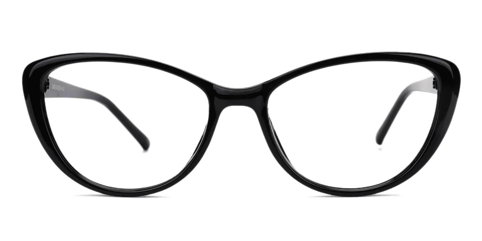 Memento Black Acetate Eyeglasses , UniversalBridgeFit Frames from ABBE Glasses