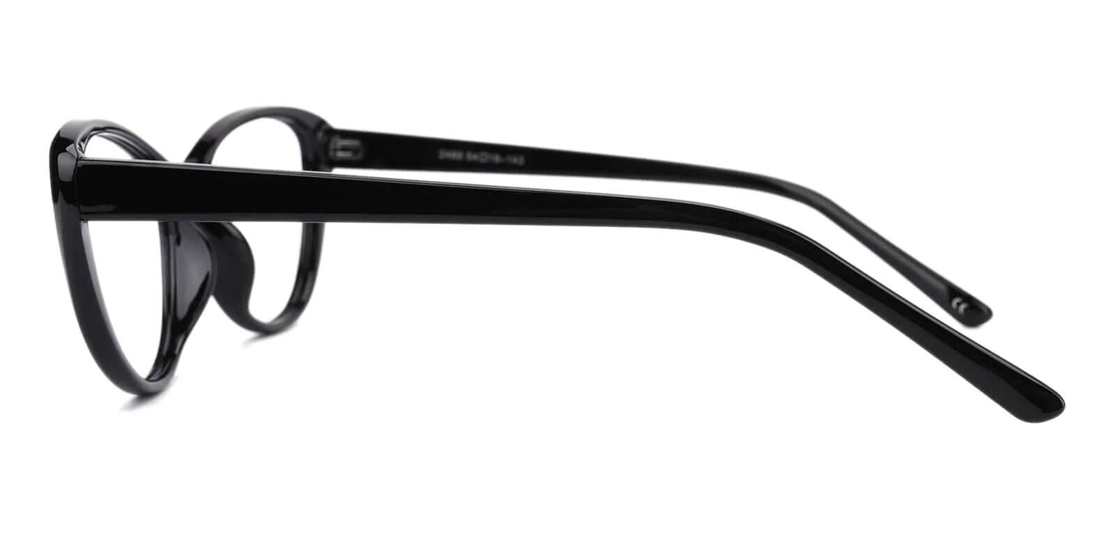 Memento Black Acetate Eyeglasses , UniversalBridgeFit Frames from ABBE Glasses