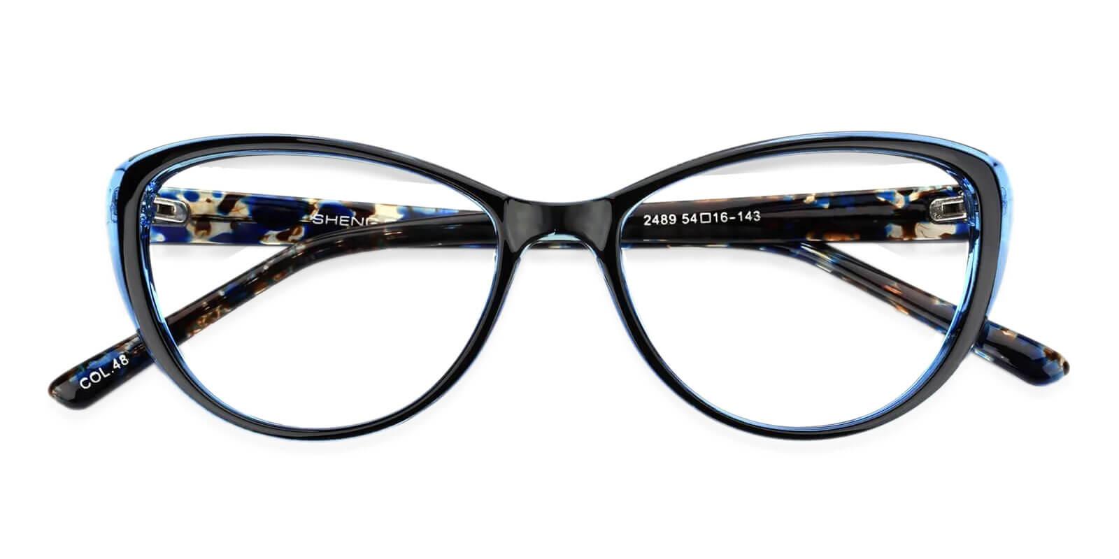 Memento Blue Acetate Eyeglasses , UniversalBridgeFit Frames from ABBE Glasses