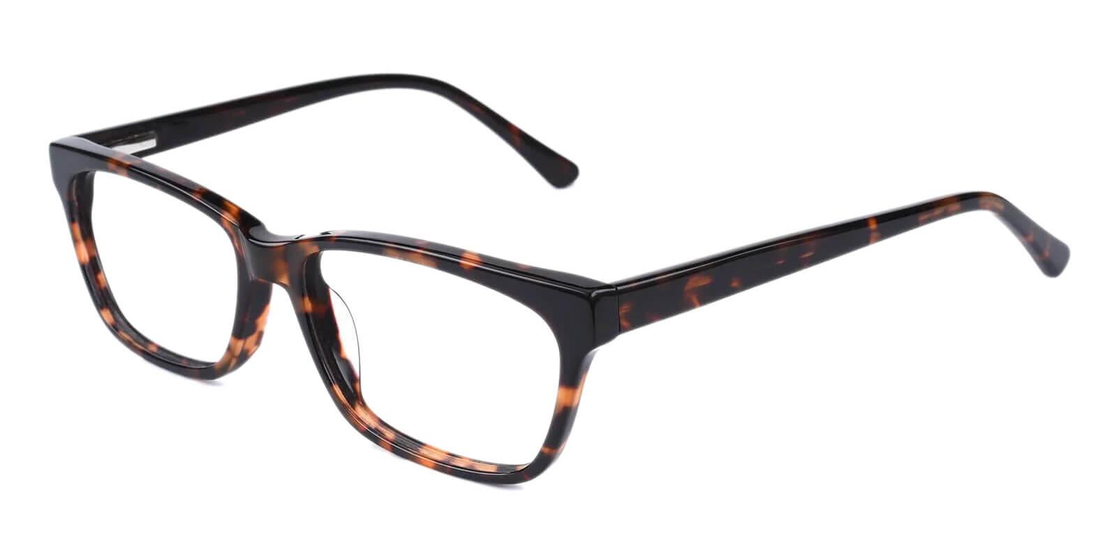 Demain Tortoise Acetate Eyeglasses , SpringHinges , UniversalBridgeFit Frames from ABBE Glasses