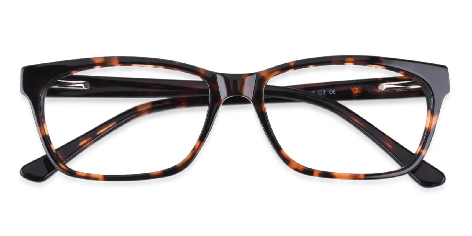 Demain Tortoise Acetate Eyeglasses , SpringHinges , UniversalBridgeFit Frames from ABBE Glasses