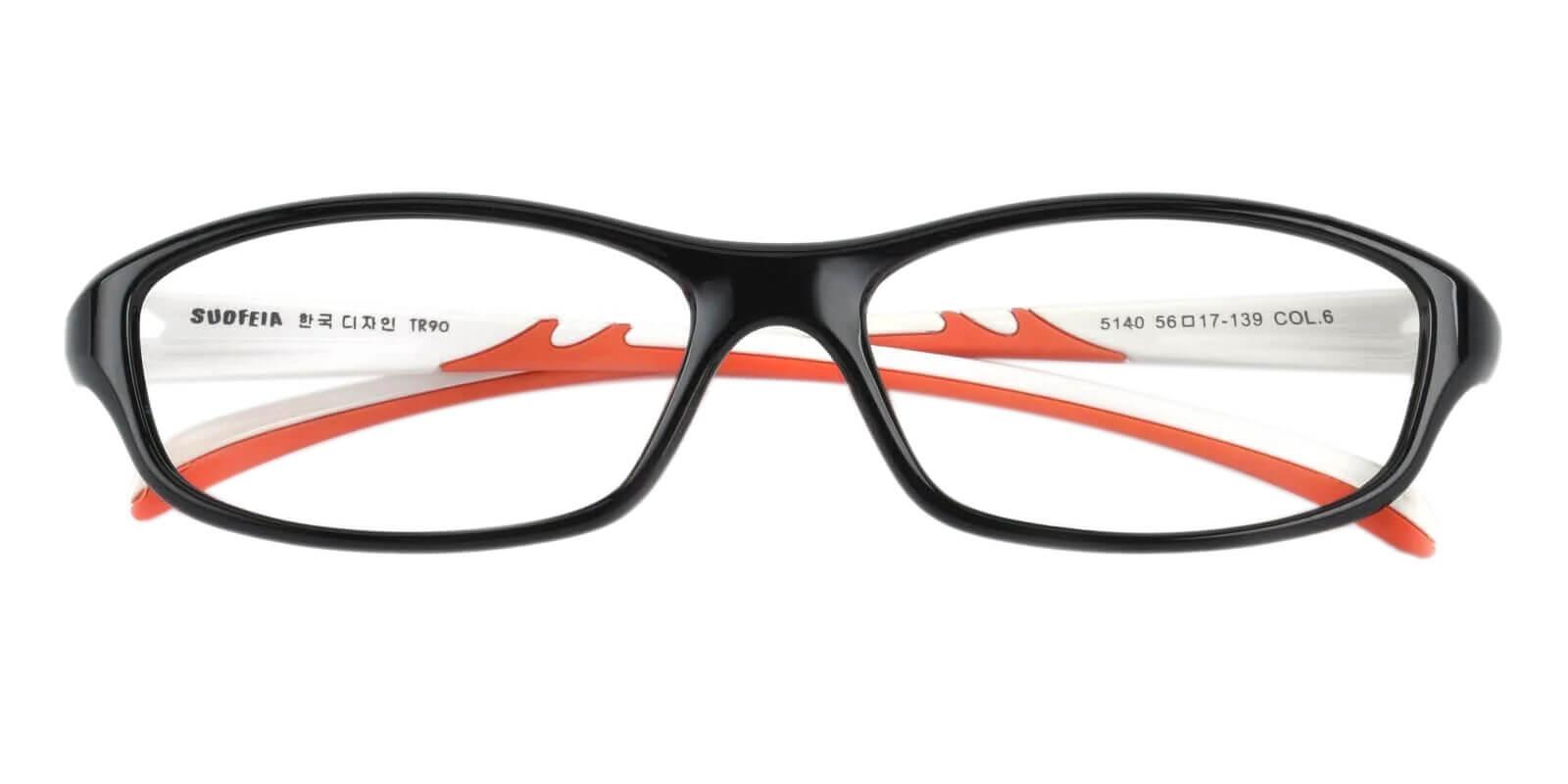 Therefore Black TR Eyeglasses , UniversalBridgeFit , Lightweight Frames from ABBE Glasses