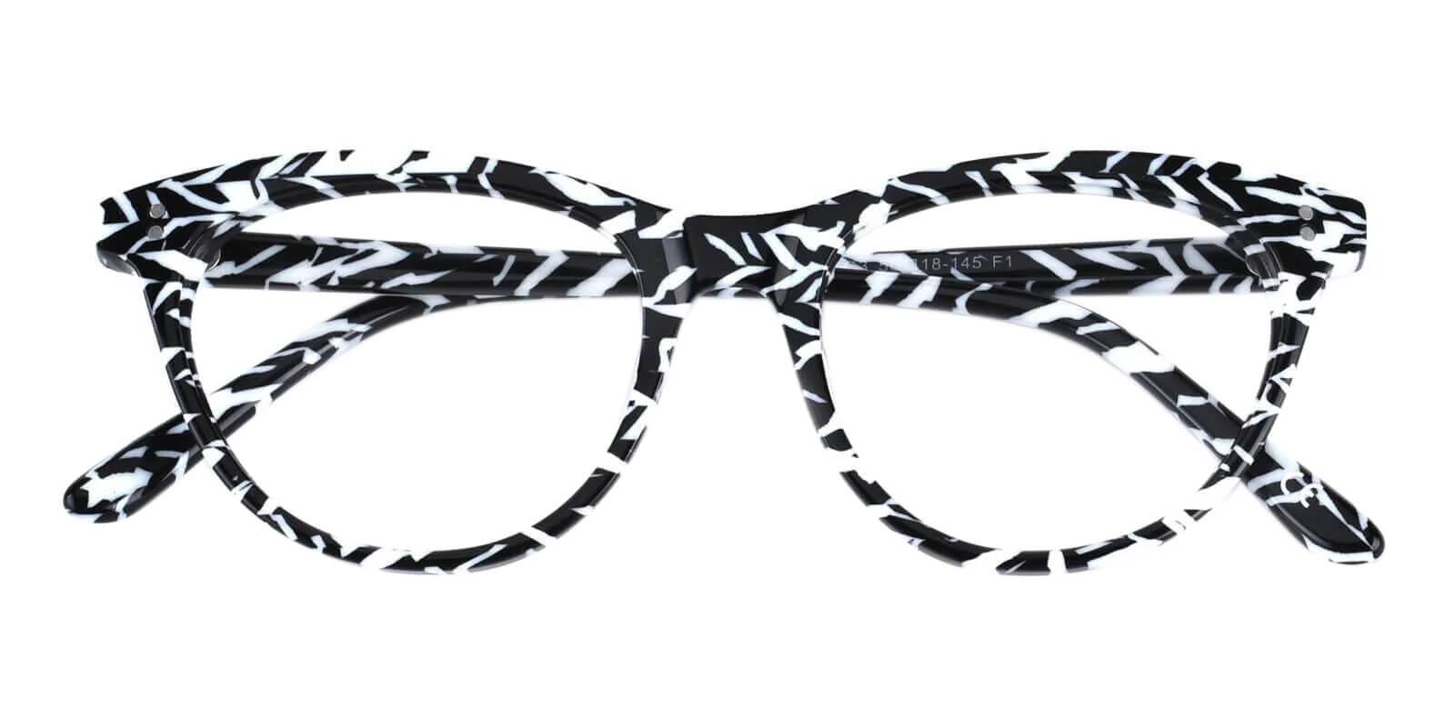 Akio Pattern Acetate Eyeglasses , UniversalBridgeFit Frames from ABBE Glasses