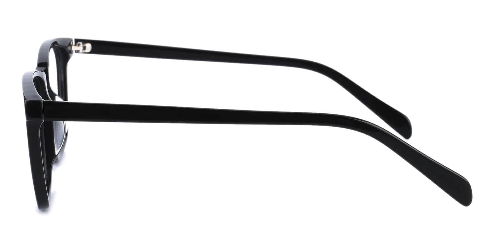 Plaza Black Acetate Eyeglasses , UniversalBridgeFit Frames from ABBE Glasses