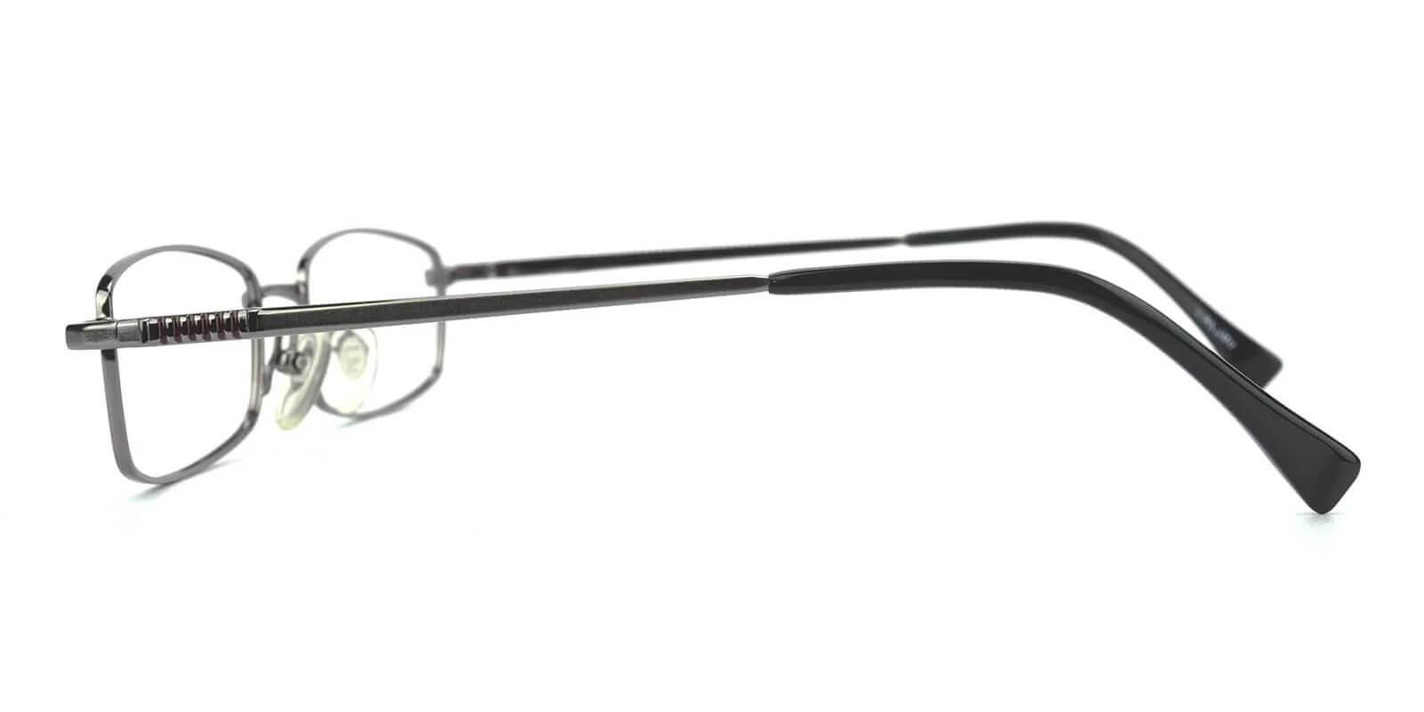 Curie Gun Metal Eyeglasses , NosePads Frames from ABBE Glasses