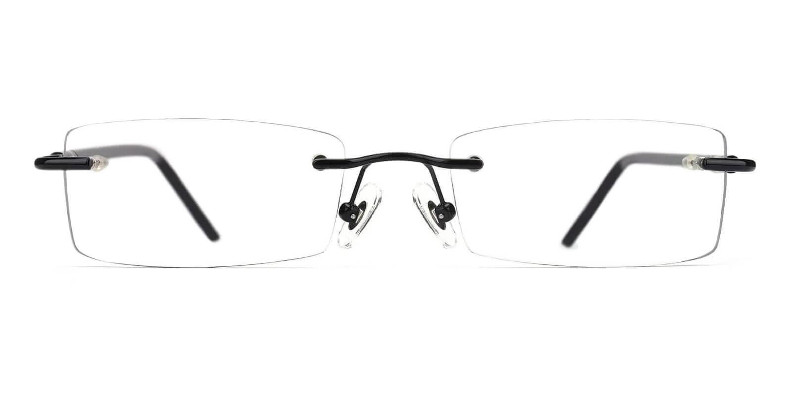 Noble Black TR Eyeglasses , SpringHinges , NosePads Frames from ABBE Glasses