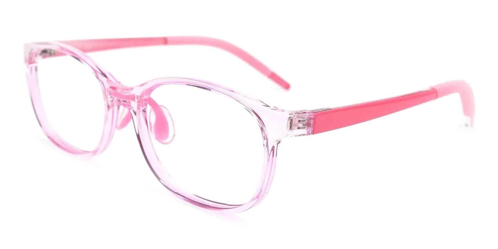 Kids-Willy Pink TR Eyeglasses , Lightweight , NosePads Frames from ABBE Glasses