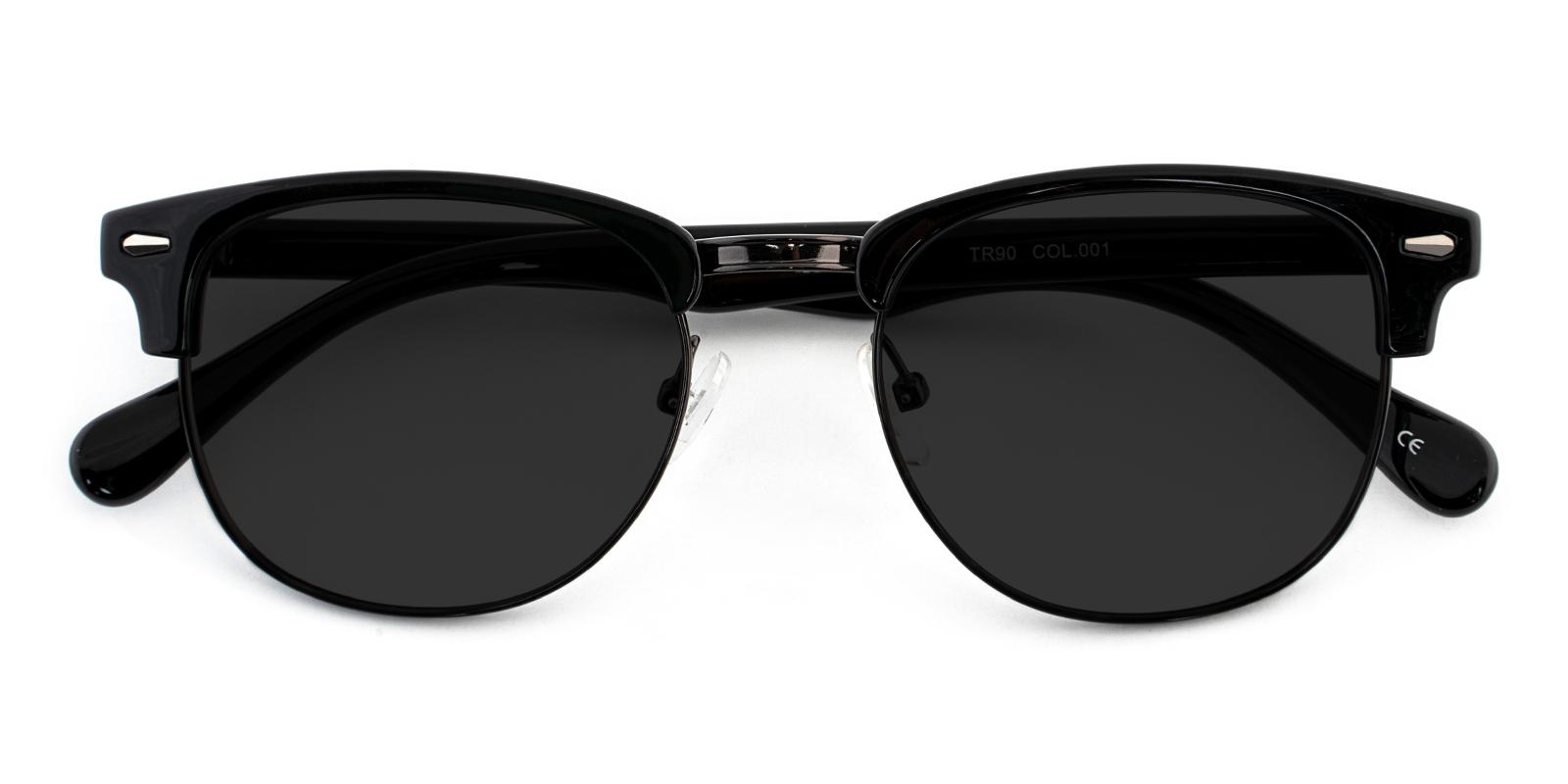 Michel Black Combination Sunglasses , NosePads Frames from ABBE Glasses