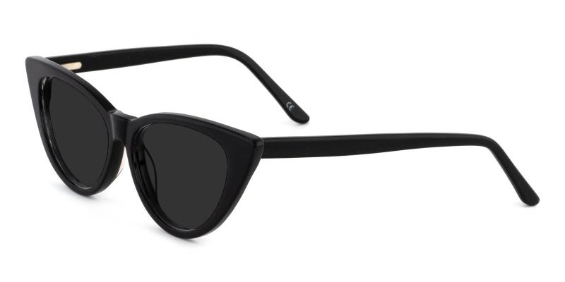 Black Escape - Acetate ,Universal Bridge Fit