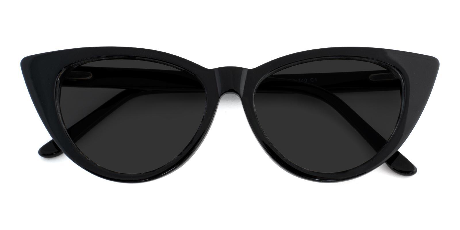 Escape Black Acetate SpringHinges , Sunglasses , UniversalBridgeFit Frames from ABBE Glasses