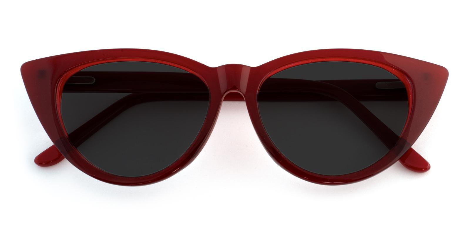 Escape Red Acetate SpringHinges , Sunglasses , UniversalBridgeFit Frames from ABBE Glasses